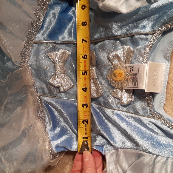 Disney Cinderella Light Blue and Silver Princess Dress With Matching Tiara - Picture 7 of 9